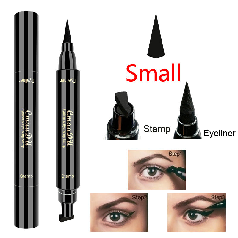 CmaaDU Dual-Ended Wing Stamp Eyeliner Pen